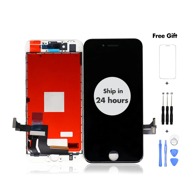 

50% Discount With Gifts Repair parts Screen Mobile Phone Lcd For iPhone 5C 5G 5S 6G 6 Plus 6S 6S Plus 7G 7 Plus 8G 8 Plus LCD, Black / white