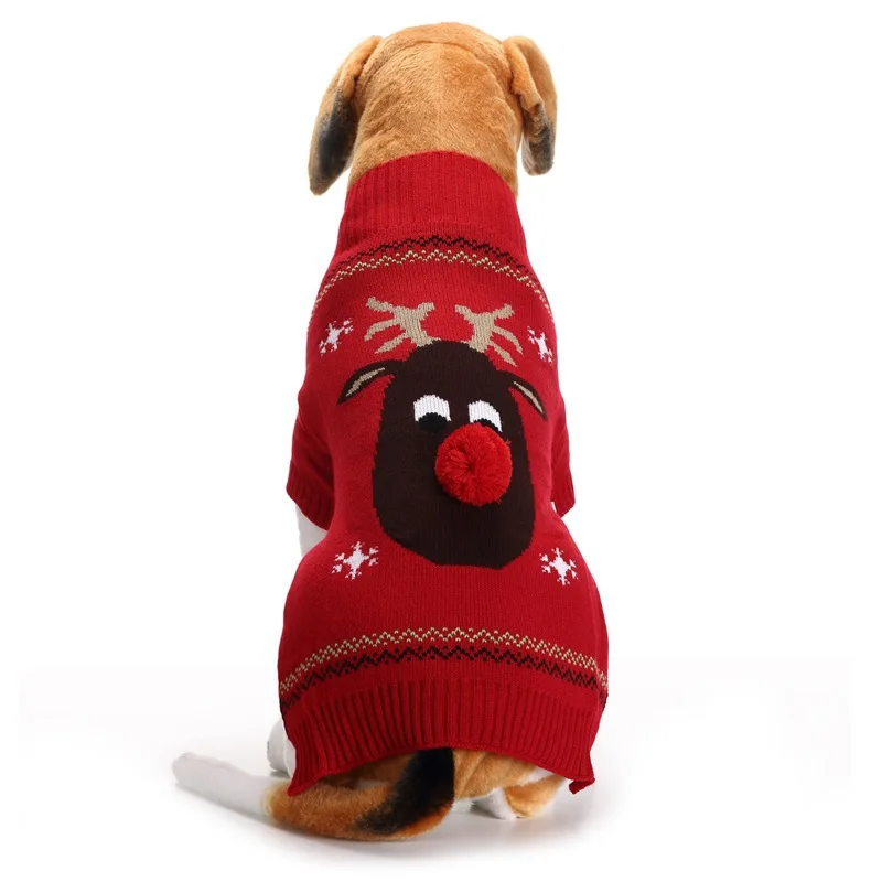 Manufacturer Christmas Dog Custom Knitted Sweater Pet Knitted Luxury Designers Clothes Dog Sweater