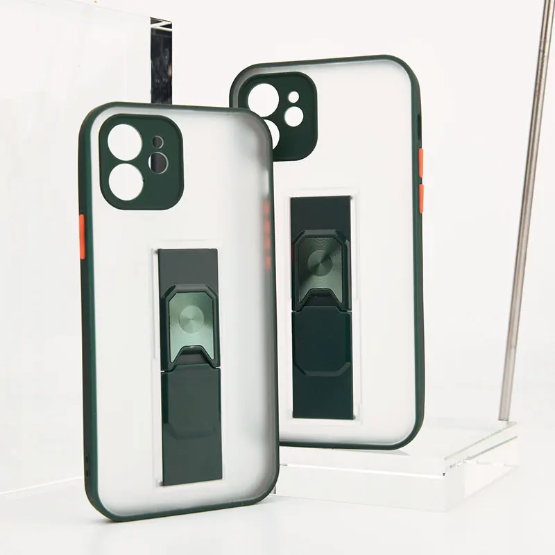 

Built-in Bracket with Hanging Rope Holes Cellphone Case for vivo s1 pro Phone Back Cover, Black/blue/red/silver/gold/rose glod