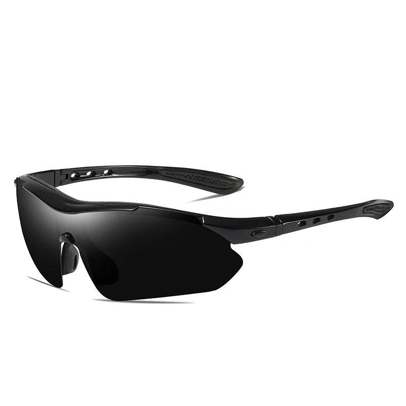 

8501 New Fashion Design Sports Sunglasses Outdoor Mans One-piece Driving Cycling Polarized Sun Glasses, Custom colors