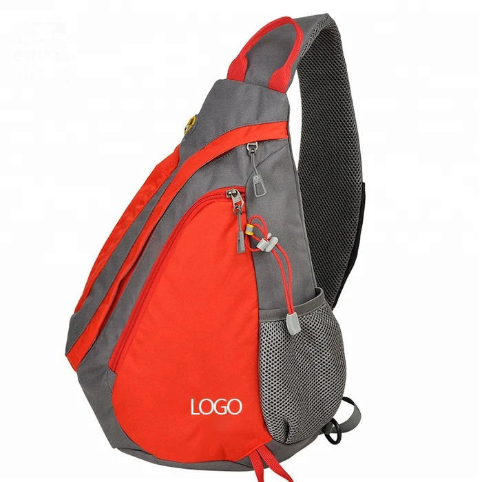 

fashionable hiking travel durable custom sports sling bag crossbody chest men messenger sling shoulder bag