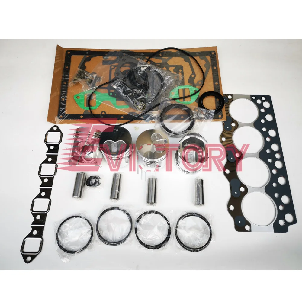 

For Komatsu oversize 0.50mm 4D95S 4D95 liner gasket bearing piston rebuild kit + oil water pump