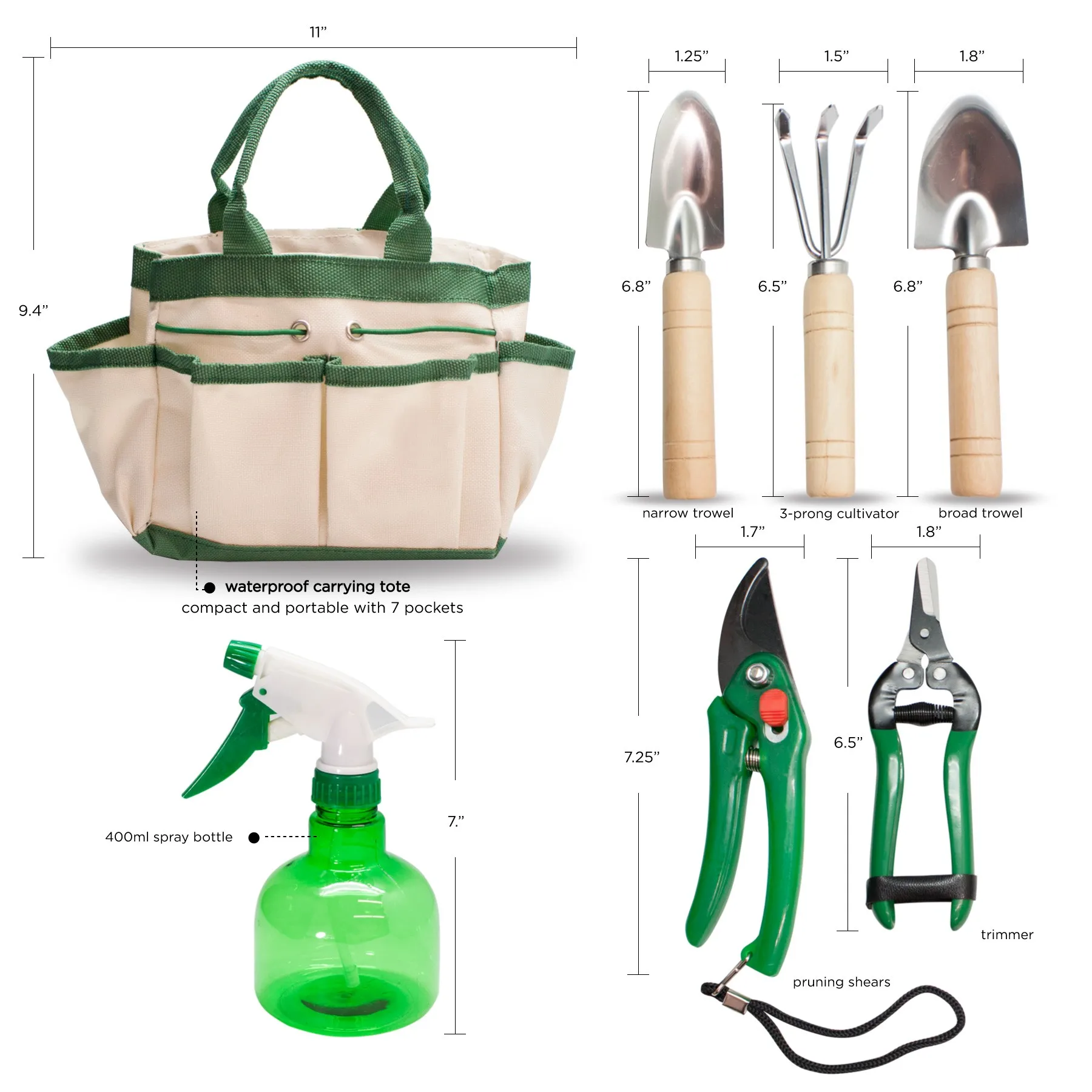 Recycled Bag Pouch For Oxford Cloth Gardening Tools Belt Bags Garden Bag Hanging Tool Kit