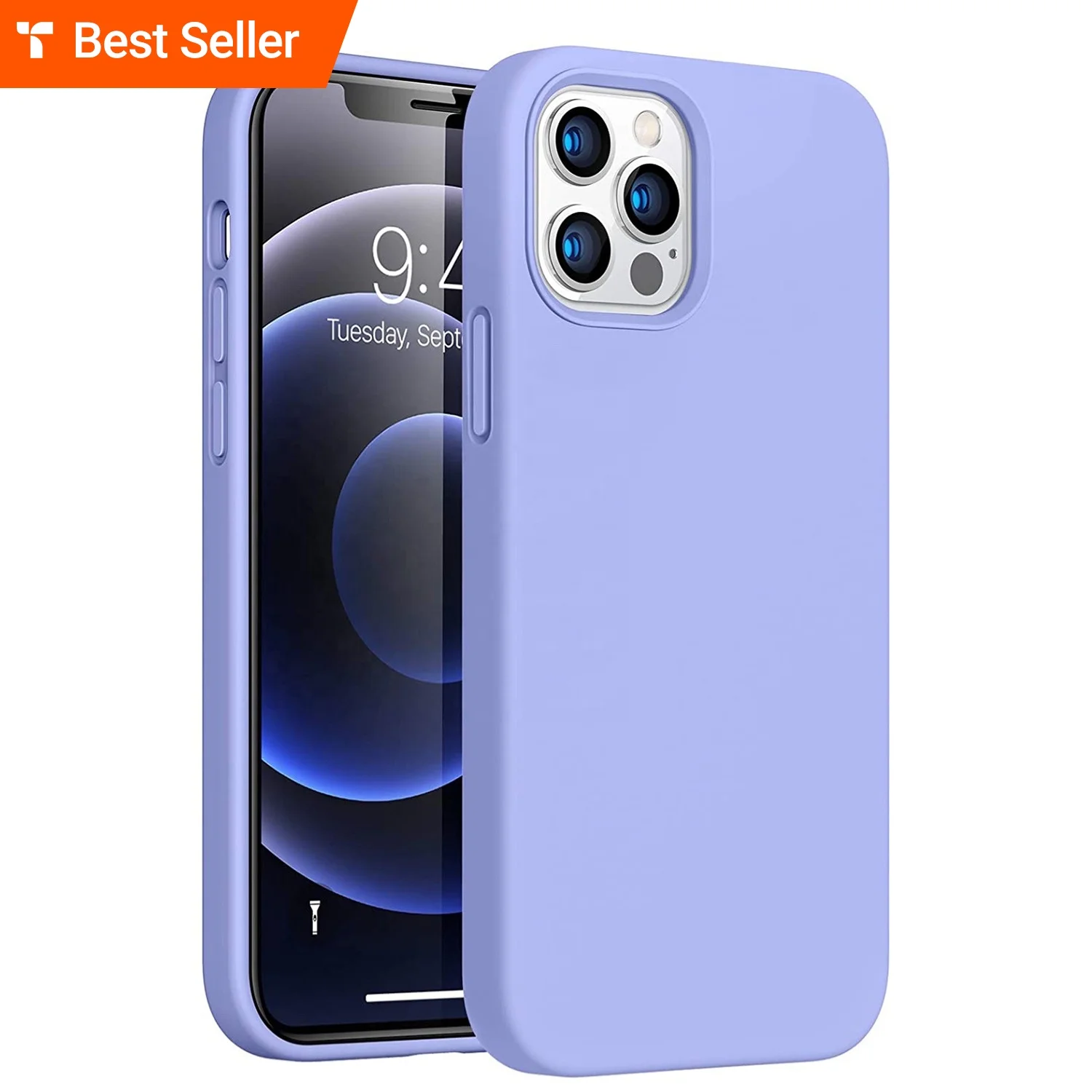 

TORRAS Best Feeling Love Series Case For iPhone 12 Pro Max  Liquid Silicone Gel Rubber Mobile Case Phone Bags & Cases, Purple