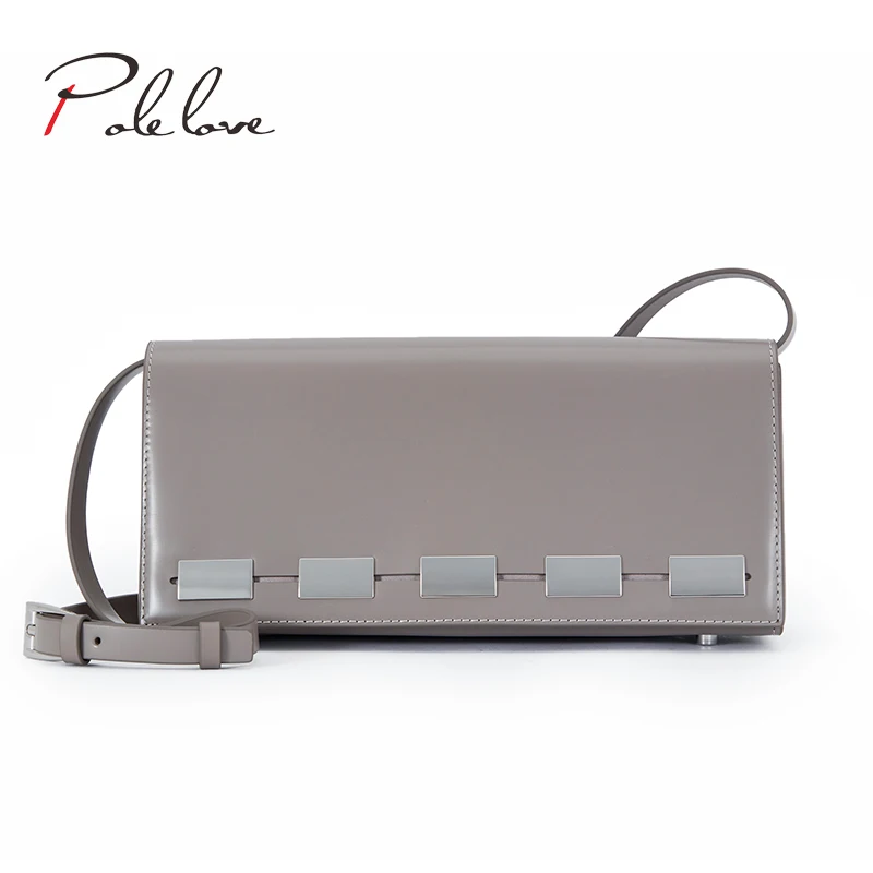 

Affordable luxury classic handbag gorgeous natural high-quality first layer cowhide one-shoulder handbags personality flip small