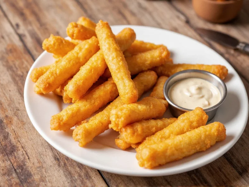 Air fryer cheese sticks with dipping sauces