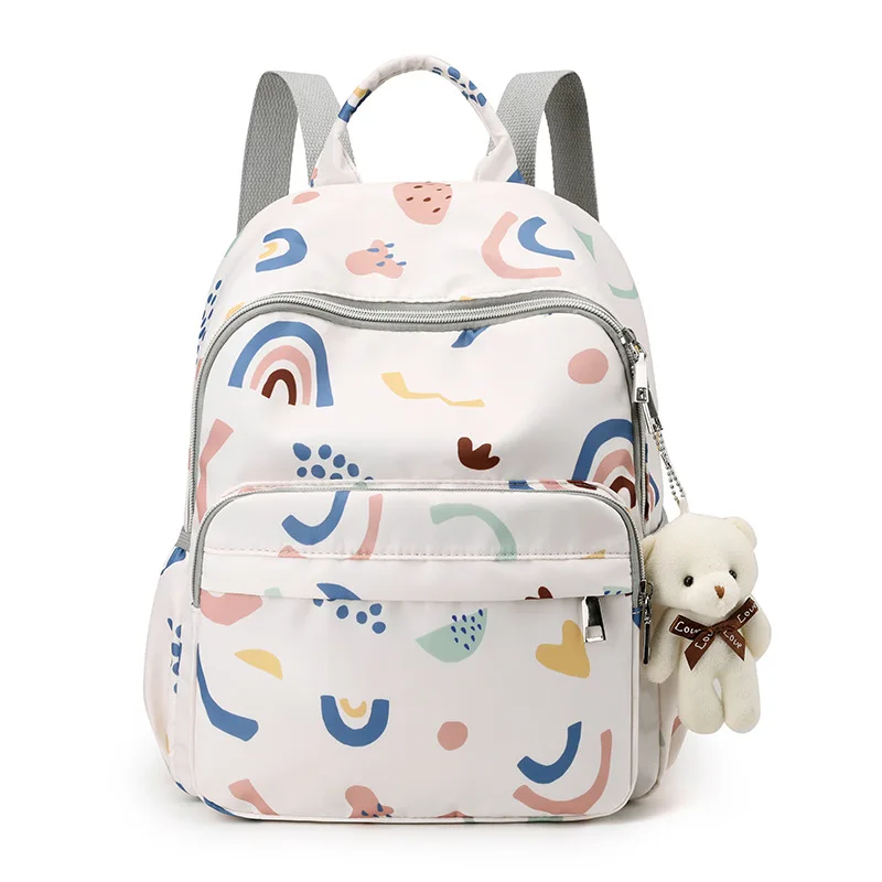 

Factory Outlet New Mom's Bag Large Capacity Fashionable Convenient Simple And Dry Wet Separation Multifunctional Baby Diaper Bag