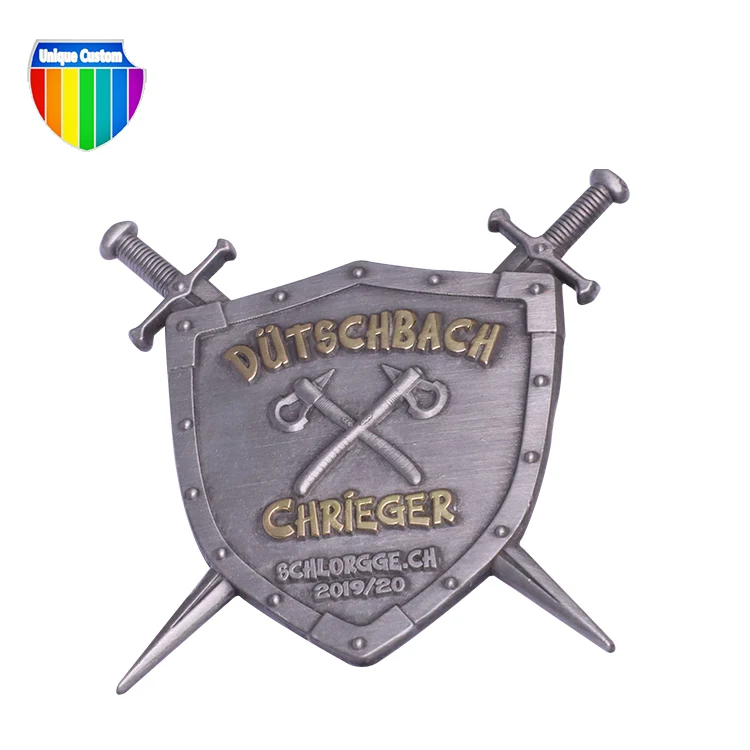 
Most popular OEM ODM 2D 3D design metal print enamel custom badge 