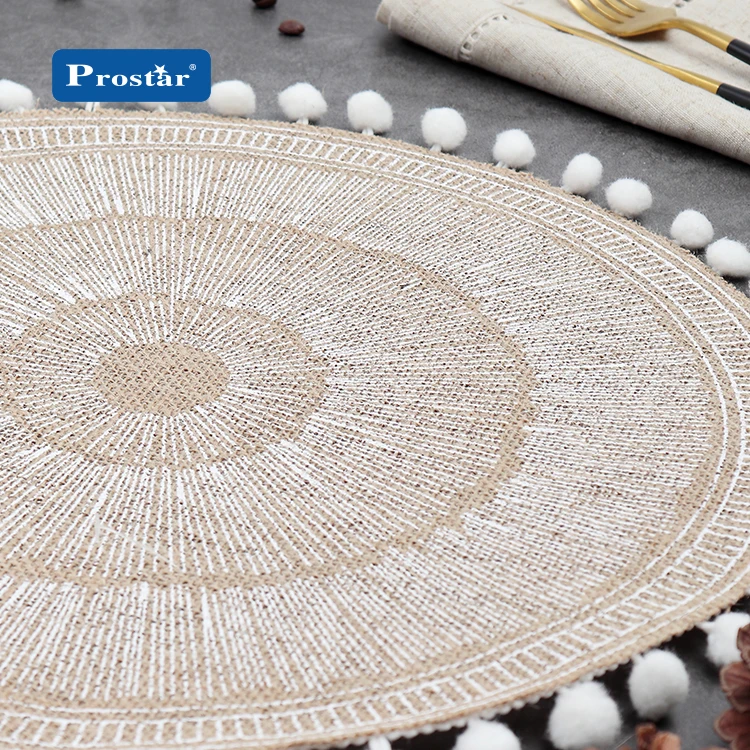 Best Selling Wholesale Round Braided Placemats Natural Jute Mat Buy