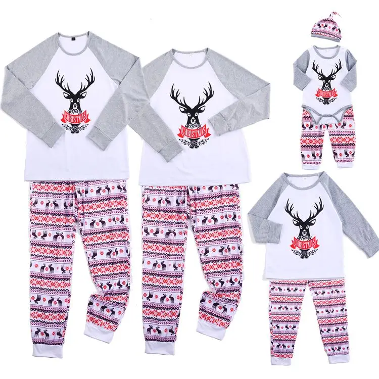 

Cheap Custom Fashion Hot Sale Comfortable Printed Soft Pajamas Sets For Family