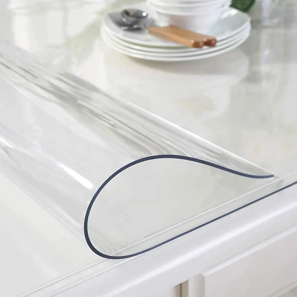 2.0MM PVC Table Cloth Pvc Soft Glass for Table Protecting Clear Soft Pvc Sheet/film Plastic Sheet