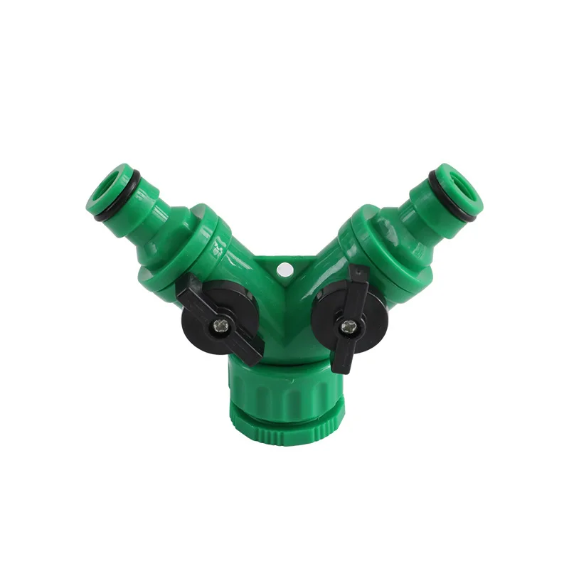 

G3 / 4 "Female Y-Connector 2 way Tap Quick coupler With 3/4"Male Thread Tap Nipple Joint Garden Irrigation Tool