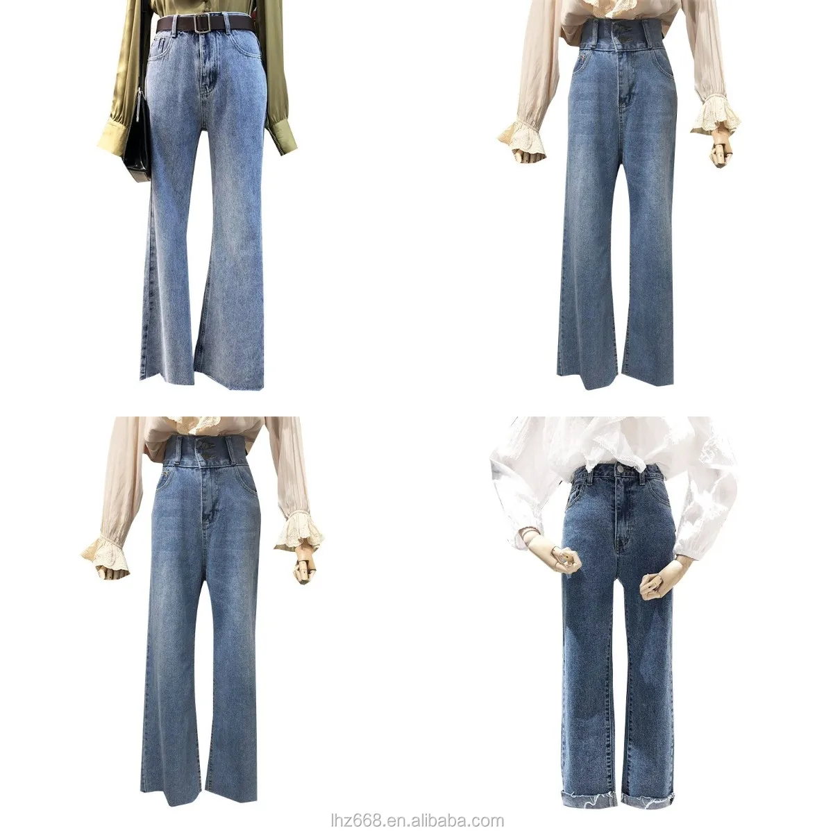 

China Factory Wholesale High Quality High Stretch Modish Plus Size For Women Jeans Slim Fit jean pants for ladies