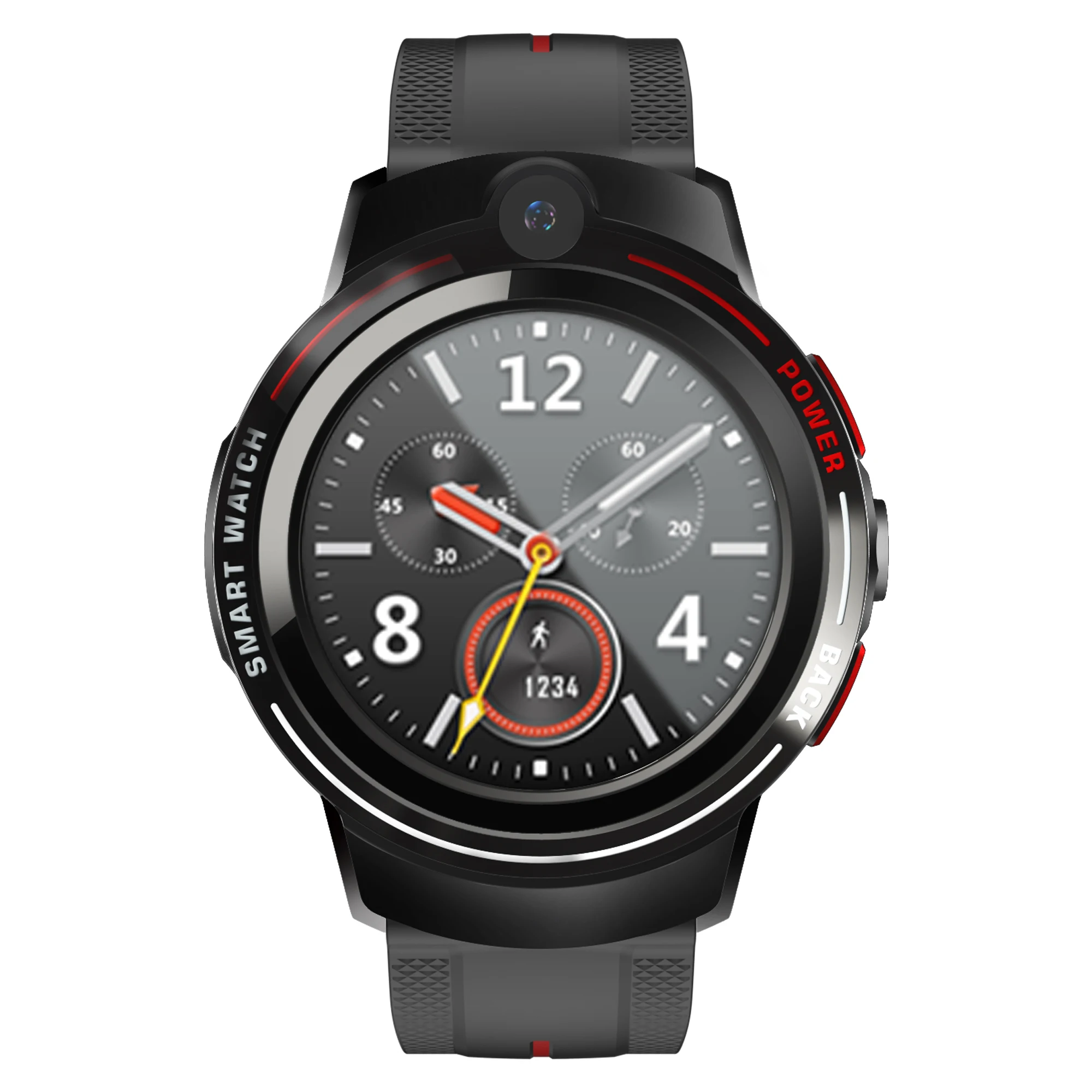 

2020 GPS HD Dual cameras Smartwatch IP68 Sport Video Call Watch WiFi SIM Phone card 4G Smart Watch Android Support APP download