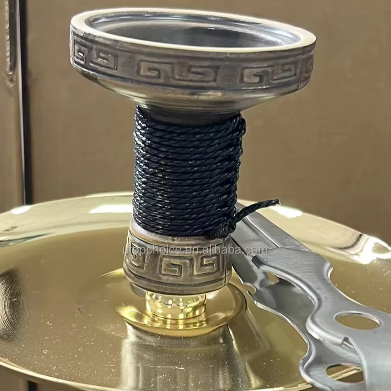 New Hot Selling Wood304 Stainless Steel Hookah Cheap Glass Shisha European Chicha Best Quality Arguila Softsmoke Hookah Set