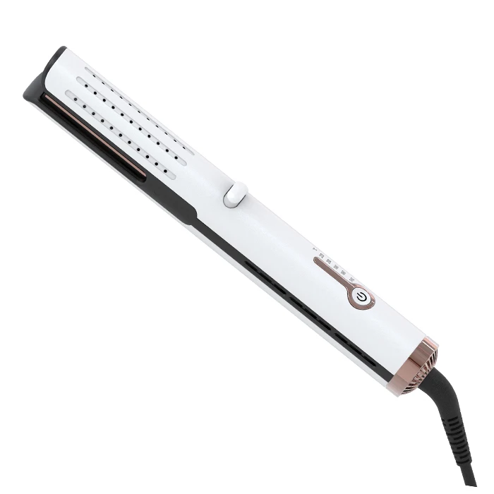 

2 in 1 hair straightener and curling iron with cold wind high heat airflow styler flat iron hair curler, Optional