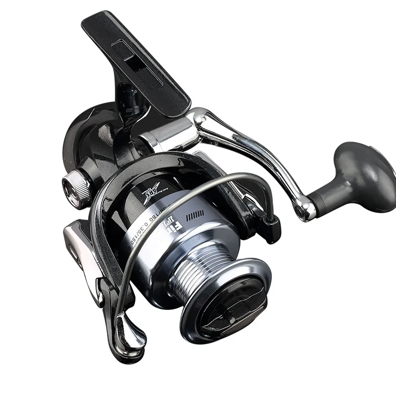 

10+1BB full metal spinning reel jigging reel saltwater Spinning Reel stainless steel saltwater spinning carp, Black