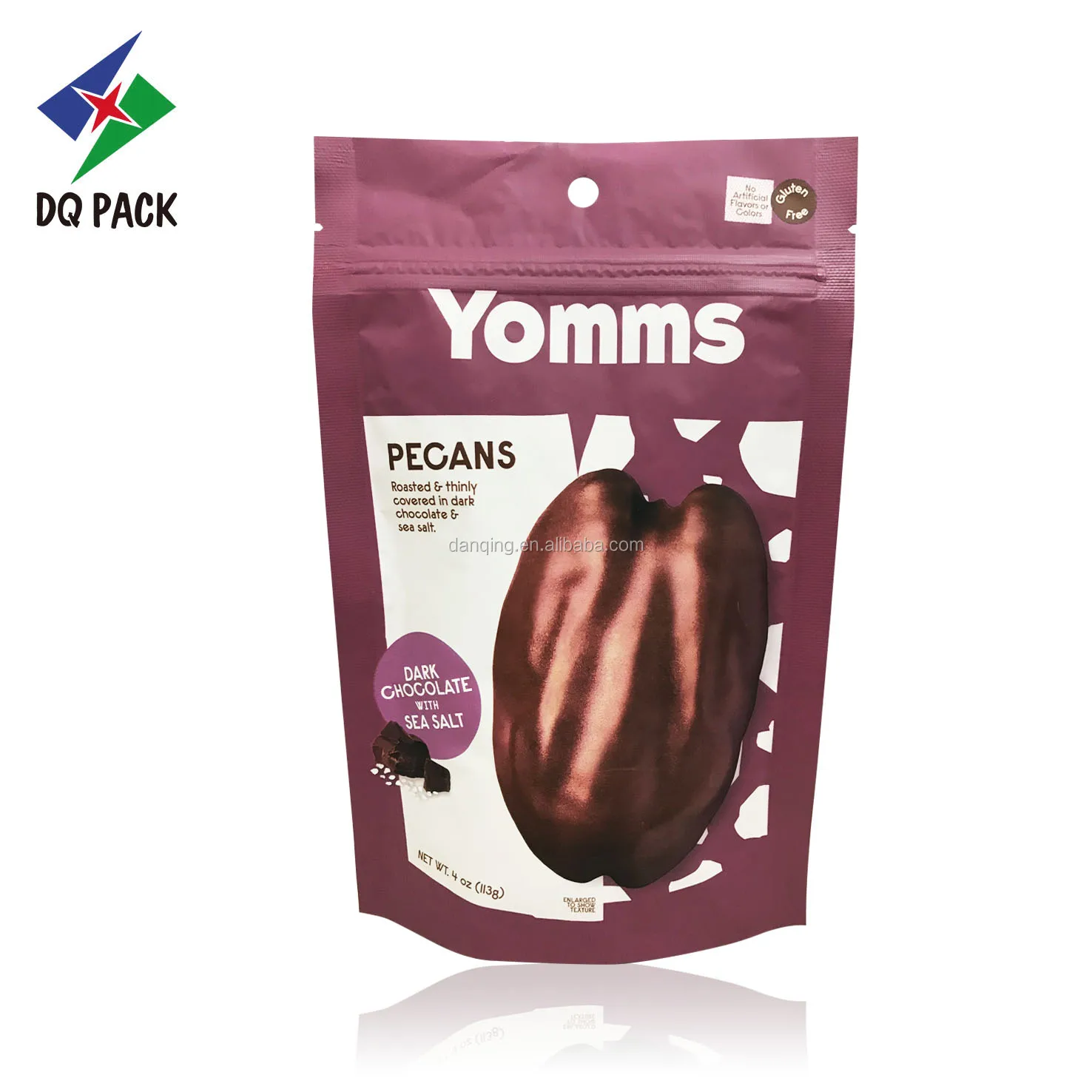 DQ PACK Food Grade Pecans Nuts Packaging Bags Snack Packaging Bag