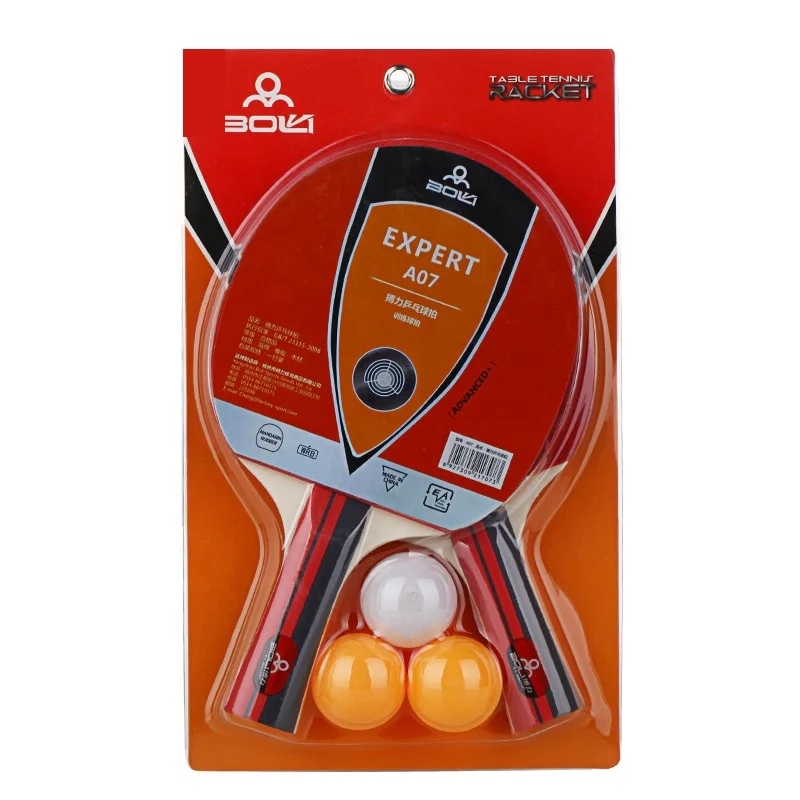 

Hot Sell Factory Price 2 Rackets And 3 Balls Table Tennis Racket Set