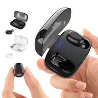 

USLION Waterproof 9D HIFI TWS Wireless Stereo Sound Mini Bluetooth 5.0 Headphone Earbuds Bluetooth Earphone with Charging Case