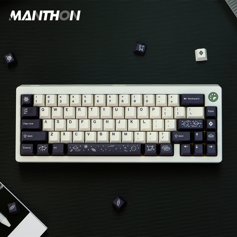 

129 Keys Milky Way Keycaps Custom Cherry Profile PBT GMK Keycaps for Mechanical Keyboard Sublimation Keyboard Keycap