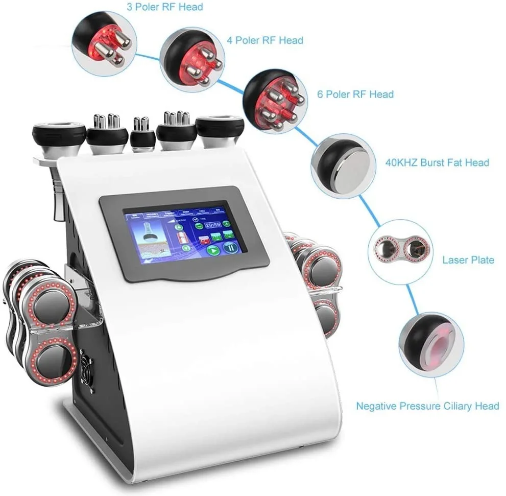 

6in1 cavitation ultrasonic machine 40k ultrasonic cavitation machine with rf machine