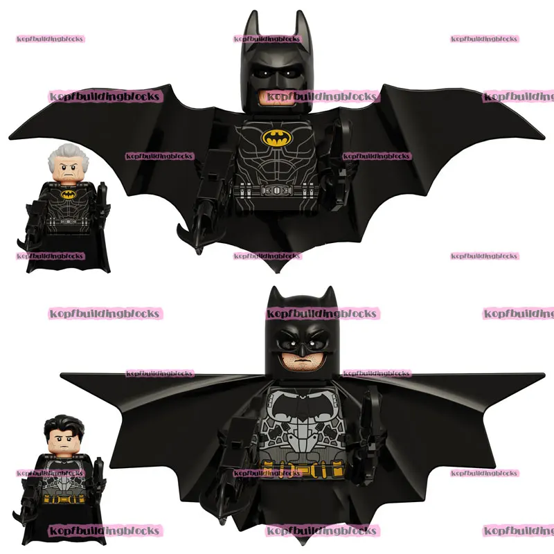 

KT1075 Bat Super Heroes Movie Man DC Character Mini Bricks Assemble Building Block Figure Plastic Collect Toy