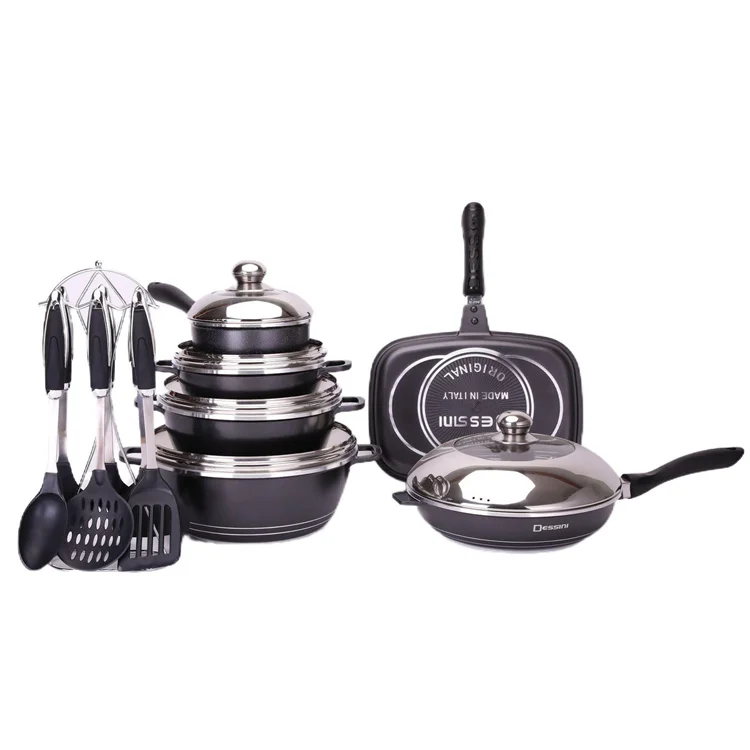 

Home Saucepan Kitchenware Cookware Kitchen Pots And Pans Cook Wear Cooking Pots Stainless Steel Cookware Set