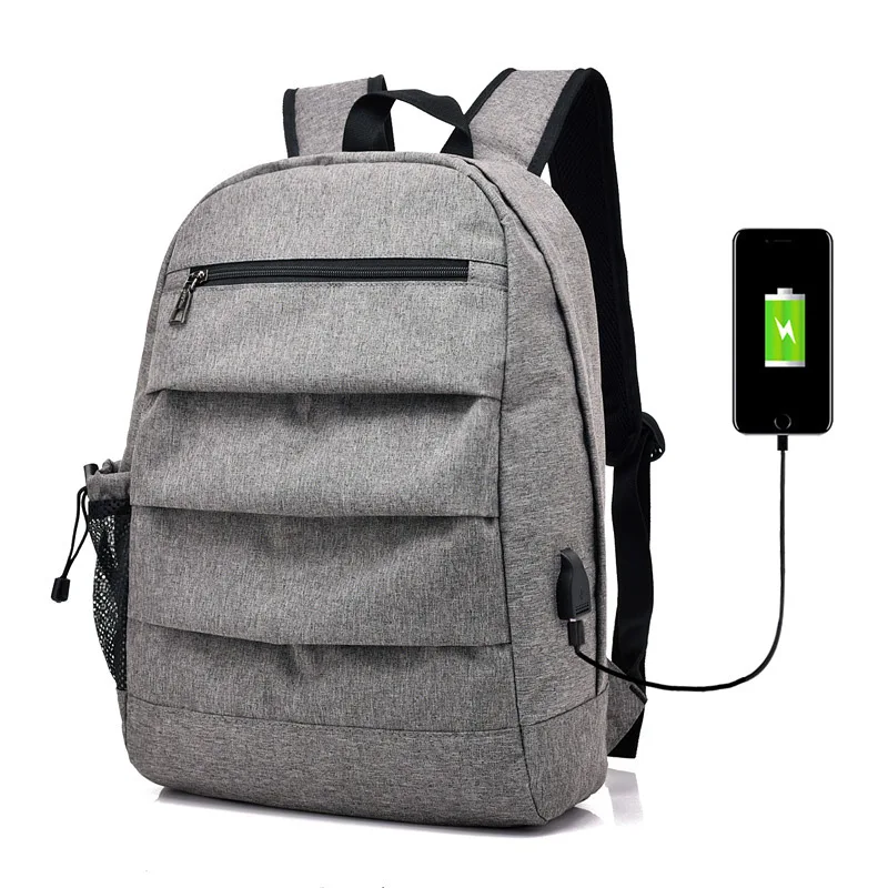 

USB Port Backpack Men Women Business Casual Backpack University Laptop Bag Travel Bag Mochilas