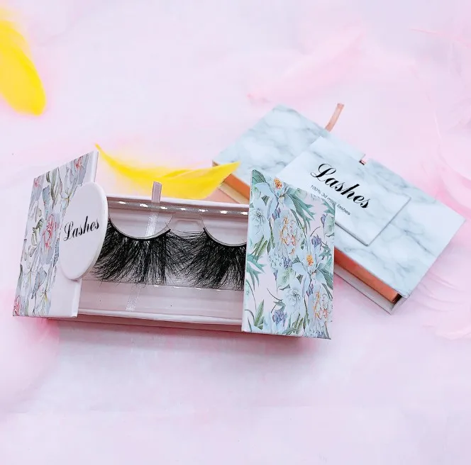 

Handmade Mink Eyelashes 5d Lashes Wholesale 25mm Mink Eyelash Bulk, Black