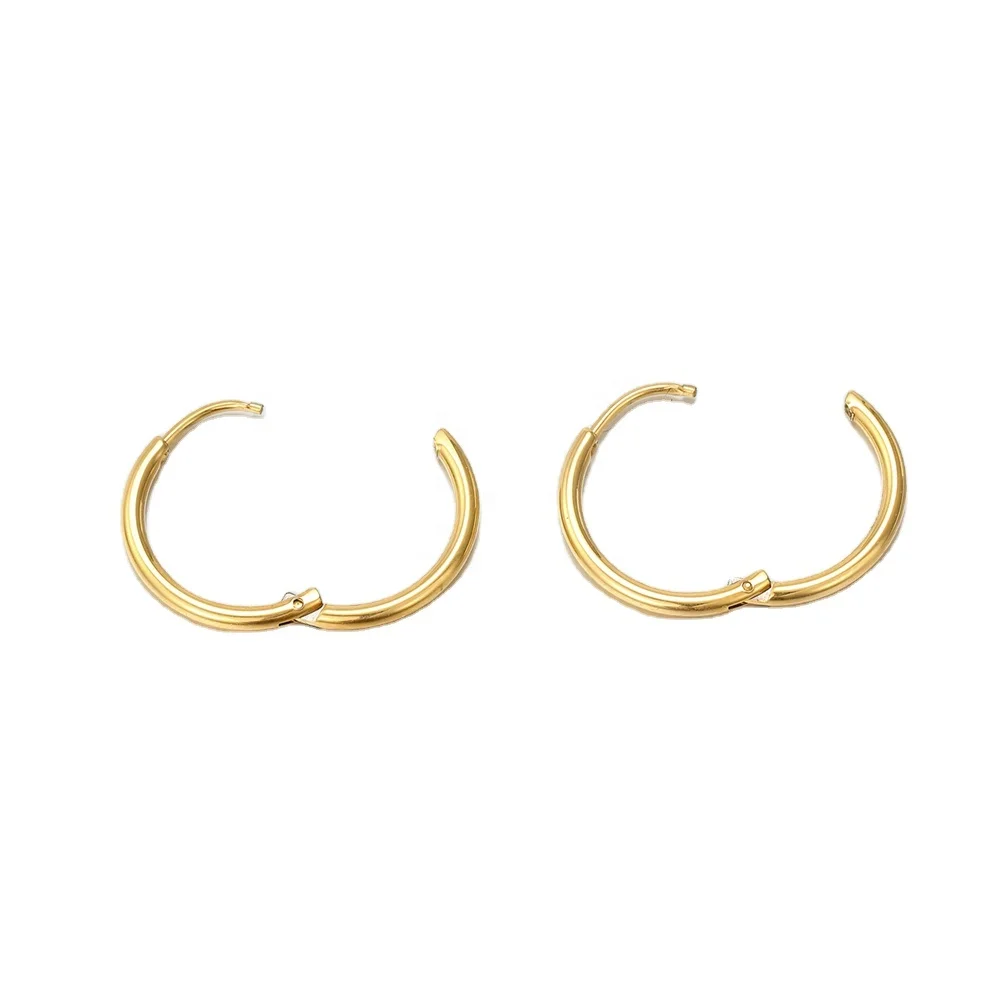 

Inspiration CC 14k 18k Stud Earrings Jewelry Loop Earing Stainless Steel Jewelry Earings Gold Filled Round Earring Findings