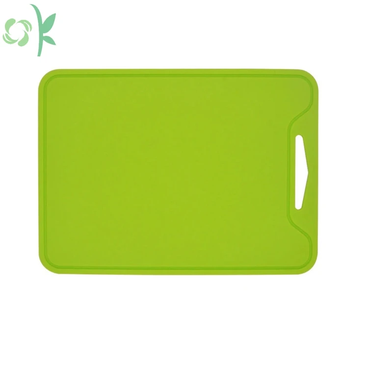 

OKSILICONE Customized Durable Folding Kitchen Tools Eco-friendly Silicone Cutting Board For Food Meat Chopping Board, Green/gray/sky blue/customized