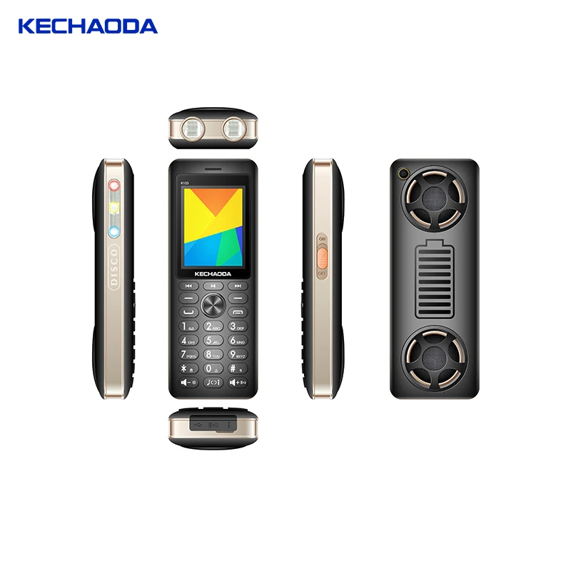 

KECHAODA K123 Three sim cards three standby keypad new original basic cell phones