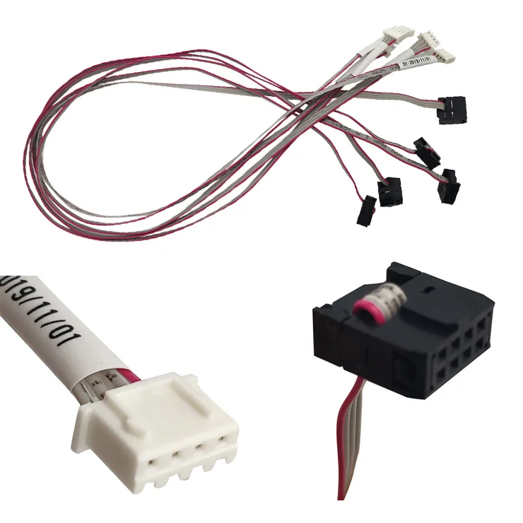 idc ribbon cable with Jst or molex connector and IDC connector single row electric wires and flexible flat ribbon cable - ANKUX.COM