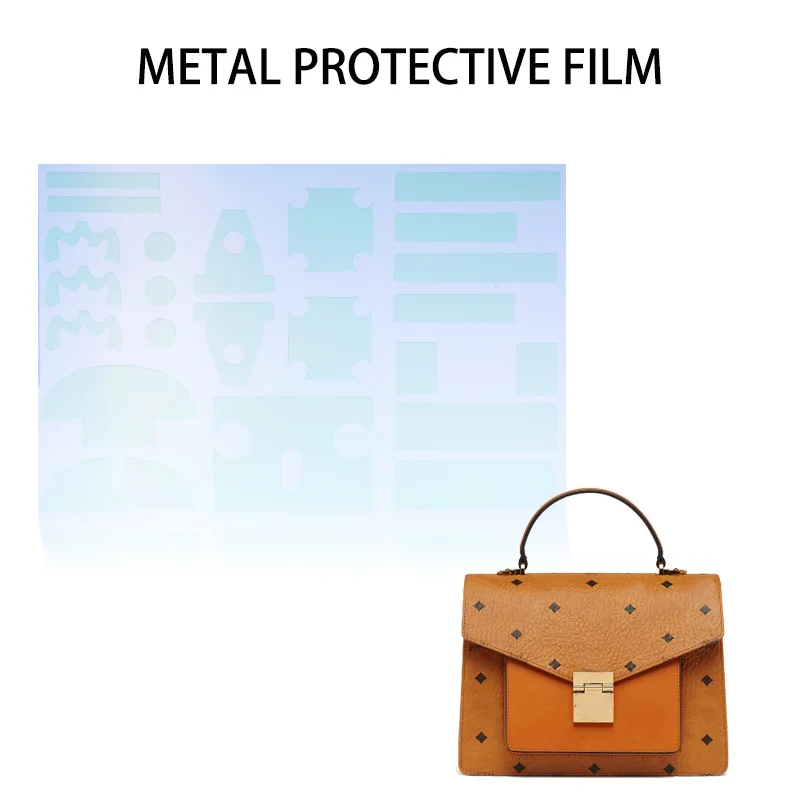 

Handbag hardware film is suitable for mcm bags, used to protect the bag locks and metal ring metal buckles of bag accessories