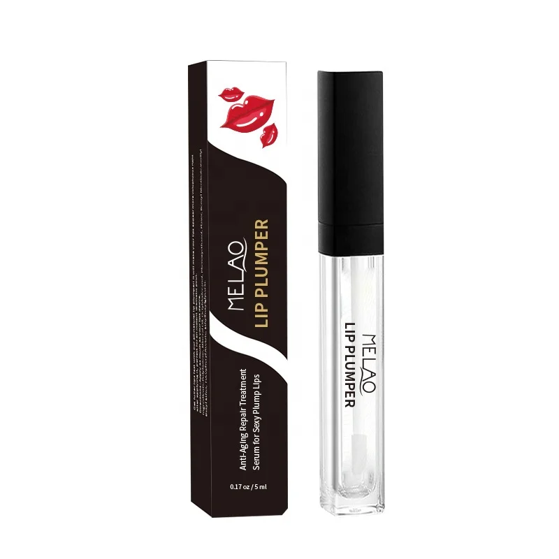 

MELAO Wholesales Private Label Lip Gloss Plumper Enhancer Big Lips Plumper Balm Hydrating Nourishing For Lip Care, Transparent