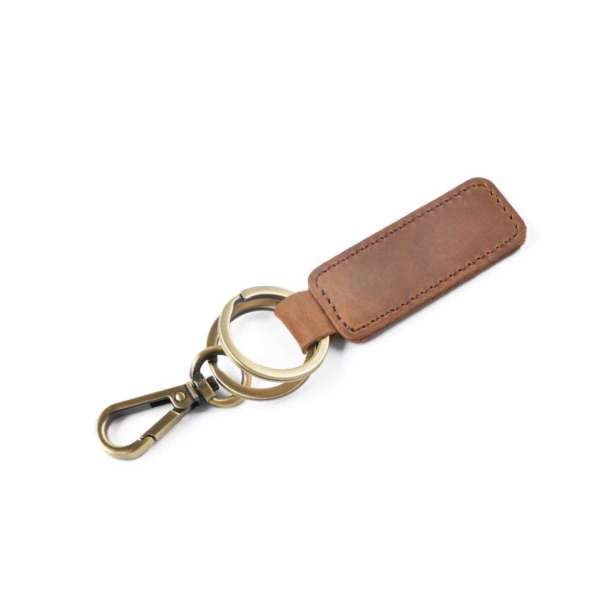 

Promotional Gifts Custom Engraved Genuine Leather Keychain