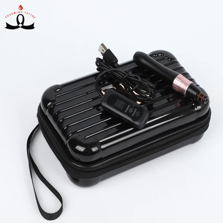 

Professional Black Machine Multi-function Hand bag Machine Eyebrow Tattoo Device