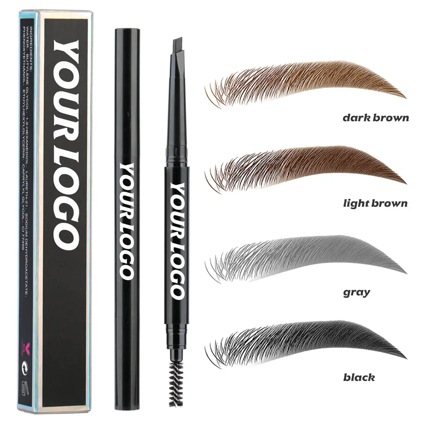 

Waterproof Eyebrow Pencil Private Label Custom Logo Wholesale Eyebrow Pencil