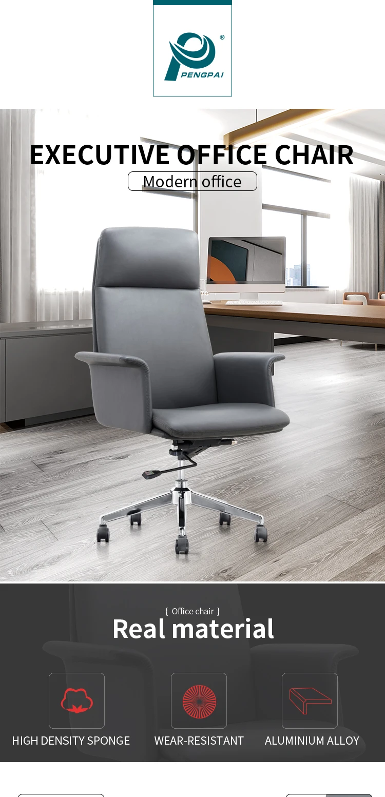 Wholesale Luxury Modern Synthetic Leather Swivel Boss Chair Office Furniture