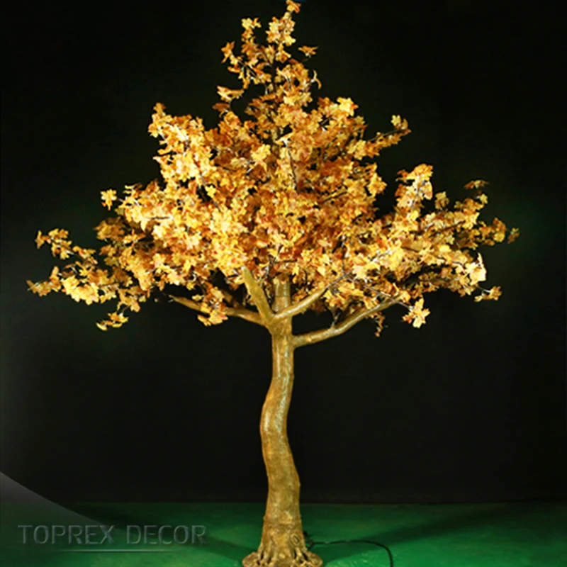 

LED waterproof artificial lighted maple tree