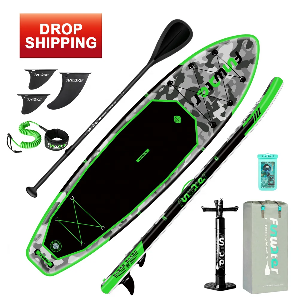 

FUNWATER Drop Shipping sup-board folding paddleboard inflatable fishing sup inflatable stand up paddle board