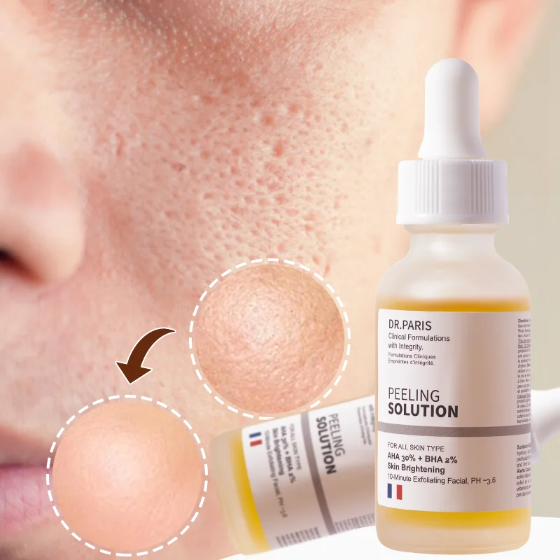 

FATAZEN Beauty Products Vit C Serum AHA30% + BHA2% Peel Solution Acne Treatment Facial Serum Essence For Face Exfoliating Serum