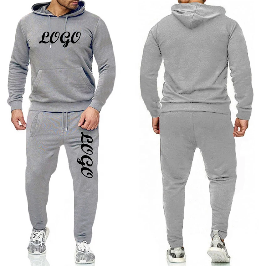 

Wholesale Custom Men's Hoodies Oversized Pullover Sweatshirt Mens Jogging Suits, Picture shown