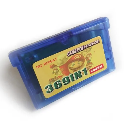 

369 in 1 games multi cart cartridge games card for GBA