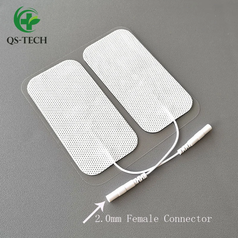 Tens Unit Electrodes 2x4" Rectangular Electrode For Tens Massage Ems