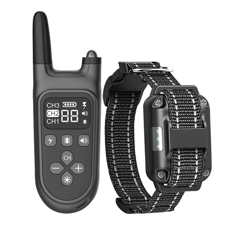 

Amazon Pet Remote Control Anti Barking Rechargeable Dog Training Collar, Black