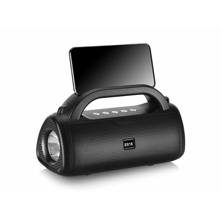

The new E816 multi-function speaker TWS with bracket is connected to speaker