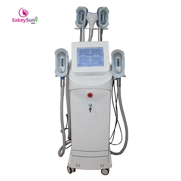 

2022 High Quality Standing Cryo Slimming Fat Freezing Machine With 5 Handles For Body Legs Arms Double Chin