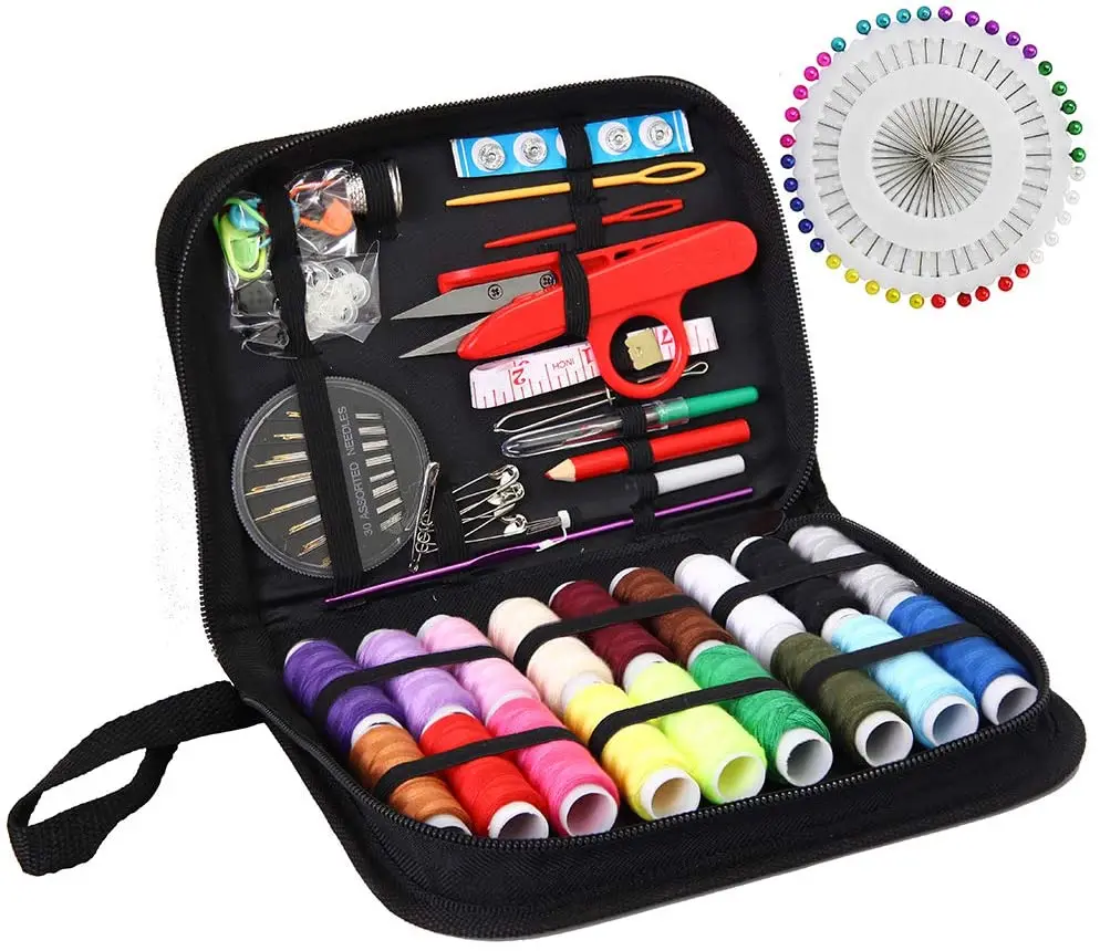 

Sewing KIT, XL Sewing Supplies Sewing Carrying Case and Accessories Set with Scissors